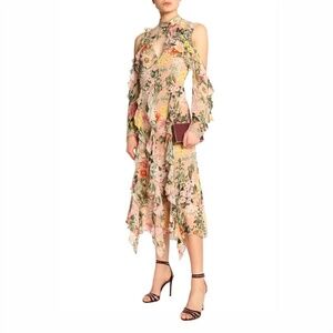 Nicholas The Label The Secret Garden Cold Shoulder Dress US Size 6